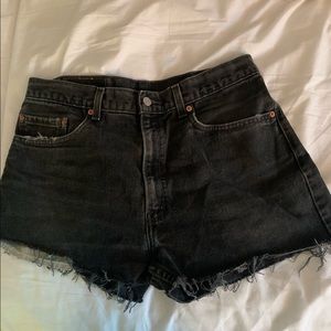 Black Levi Shorts